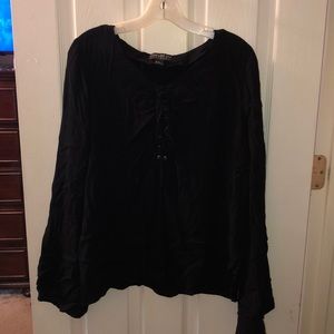 A black long sleeve shirt